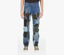 x Levi's Patchwork-Jeans - Blau