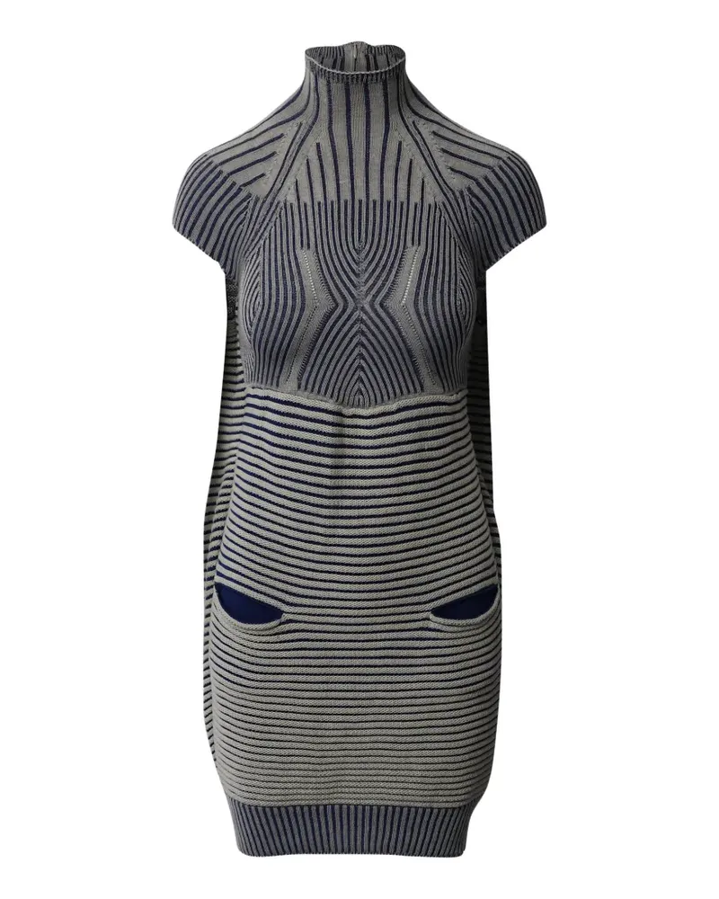Peter Pilotto striped dress - Grau Grau
