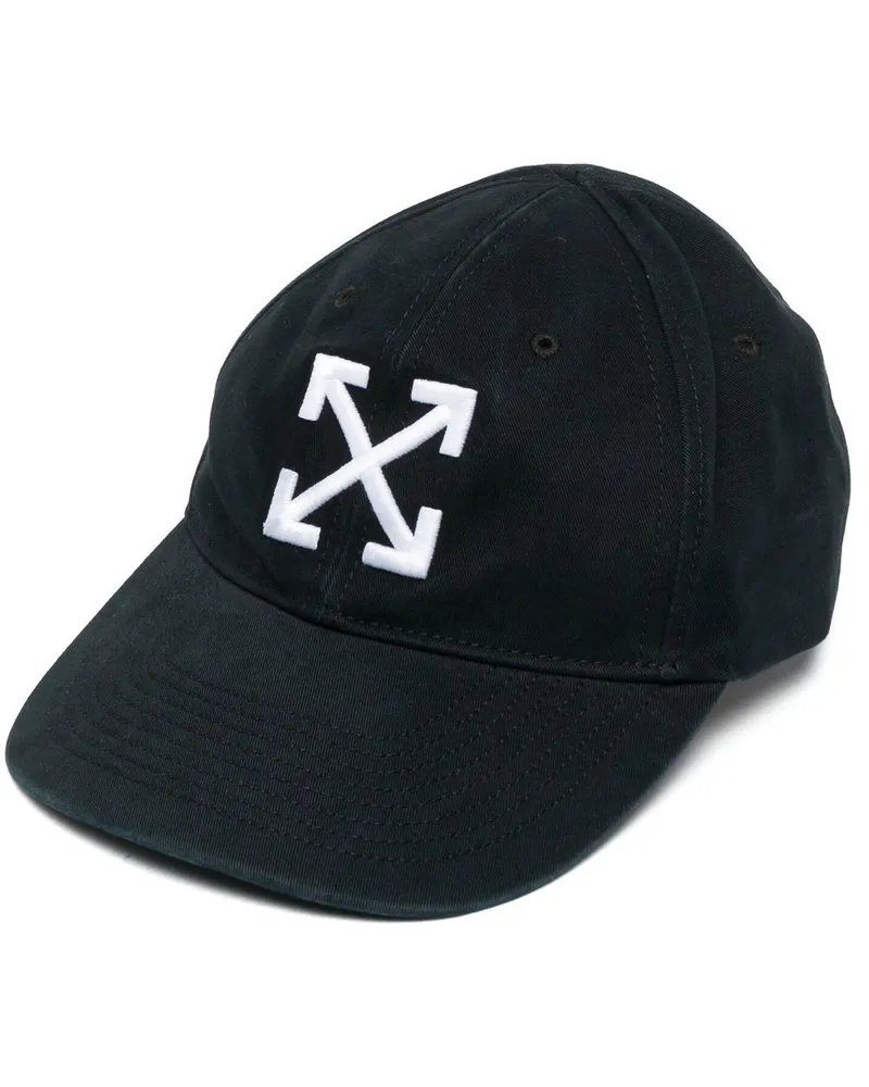 OFF-WHITE Baseballkappe mit Pfeil-Logo Schwarz