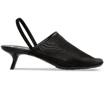 Petal Slingback-Mules 45mm - Schwarz