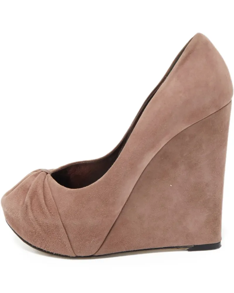 Gina Pre-owned Pumps aus Wildleder 130mm - Rosa Rosa