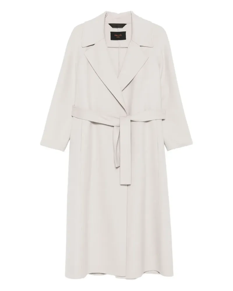 Paltò Paola Mantel mit Gürtel - Grau Grau