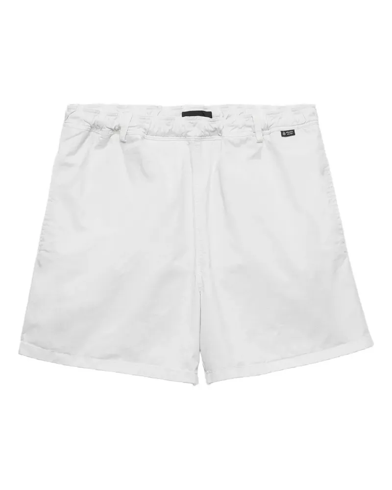 Prada twill swim trunks - Weiß Weiß