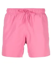 Lacoste Badeshorts mit Logo-Applikation Rosa