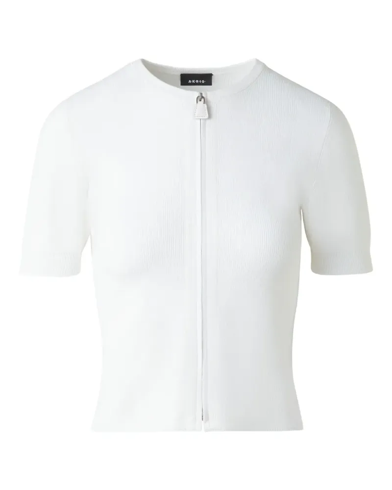 Akris Klassischer Cardigan - Weiß Weiß
