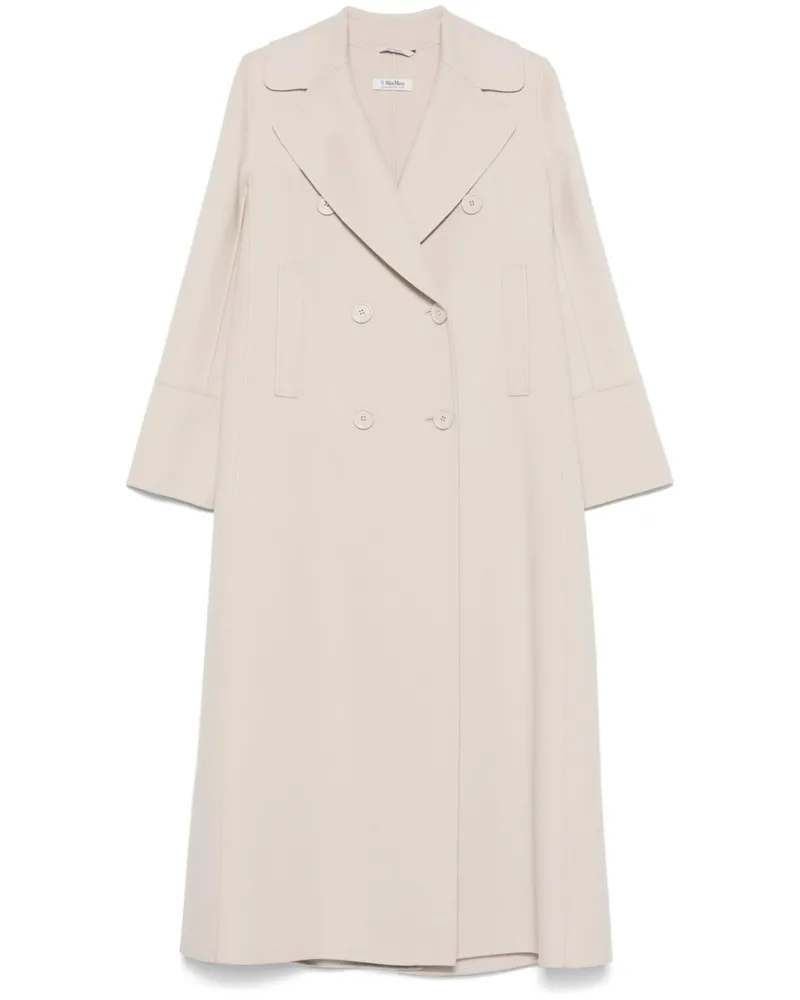Max Mara Custodi Mantel - Nude Nude