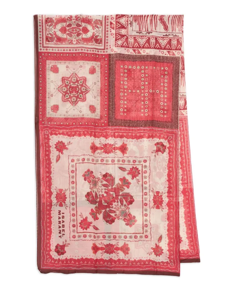 Isabel Marant Luana Schal - Rot Rot