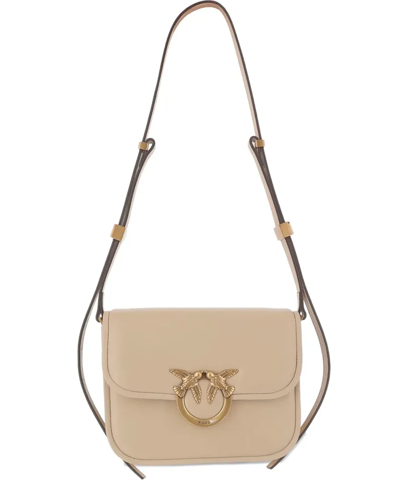 Pinko Love Birds Schultertasche - Nude Nude