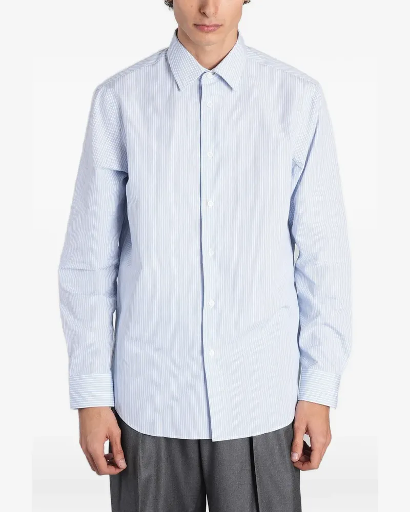 Paul Smith Gestreiftes Hemd - Blau Blau
