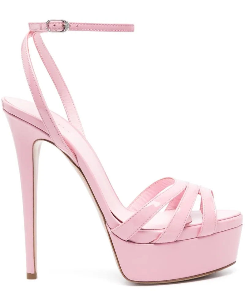 Le Silla Lola Plateau-Sandalen 140mm - Rosa Rosa