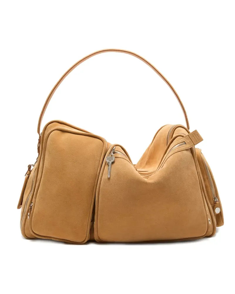 Acne Studios Camero suede shoulder bag - Braun Braun