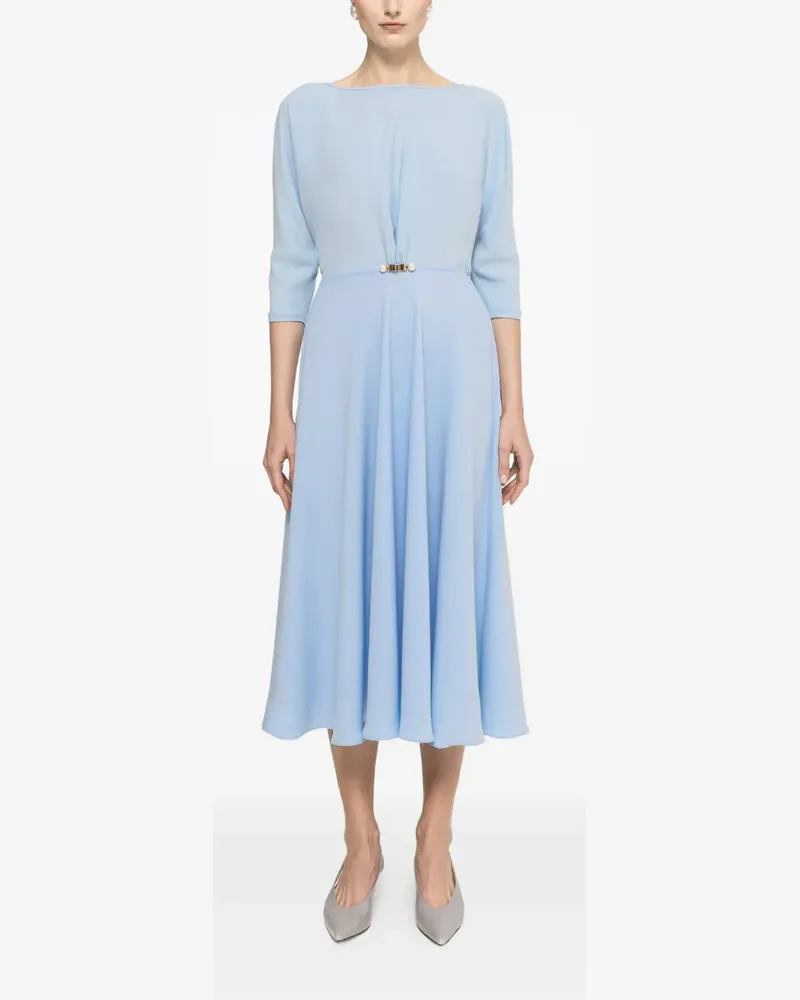 NISSA pearl detail dress - Blau Blau