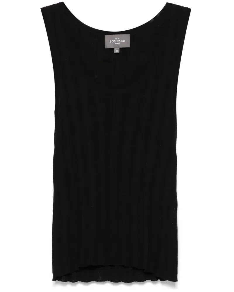 Eric Bompard Geripptes Tanktop - Schwarz Schwarz