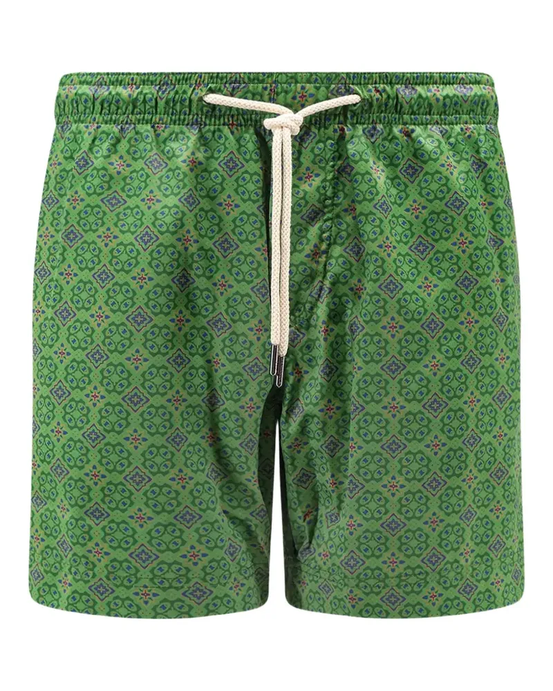 PENINSULA Capresa geometric-print swim shorts - Grün Grün