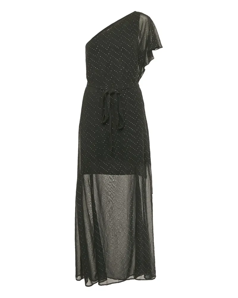 Maje one-shoulder maxi dress - Schwarz Schwarz