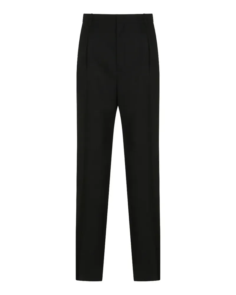 Saint Laurent Hose mit Gürtelschlaufen - Schwarz Schwarz