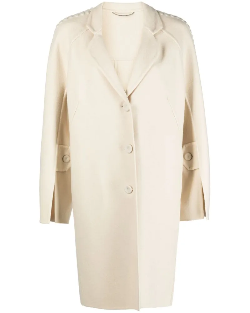 Ermanno Scervino Mantel mit Gürtel - Nude Nude