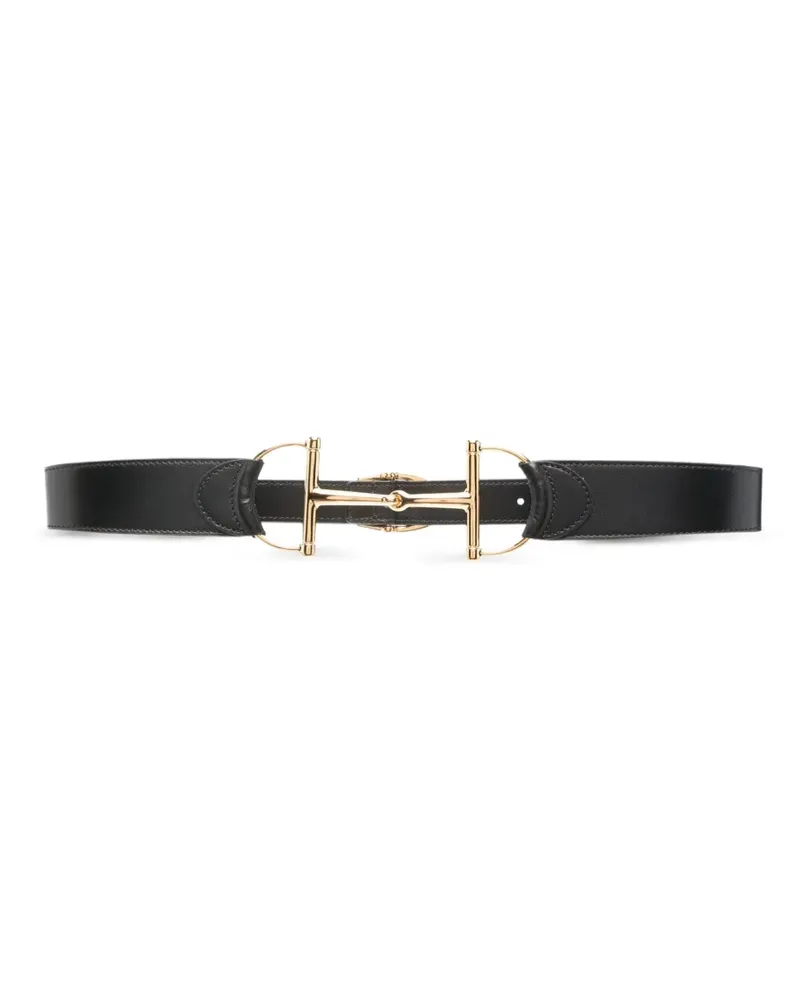 Gucci horsebit buckle belt - Schwarz Schwarz