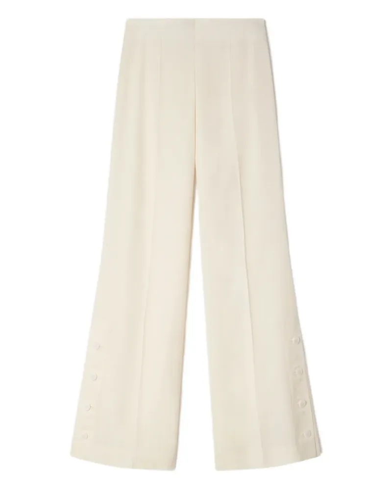 Sandro Geknöpfte Palazzohose - Nude Nude