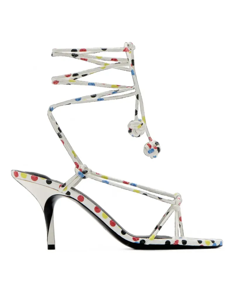 Jacquemus The Tourni sandals - Weiß Weiß