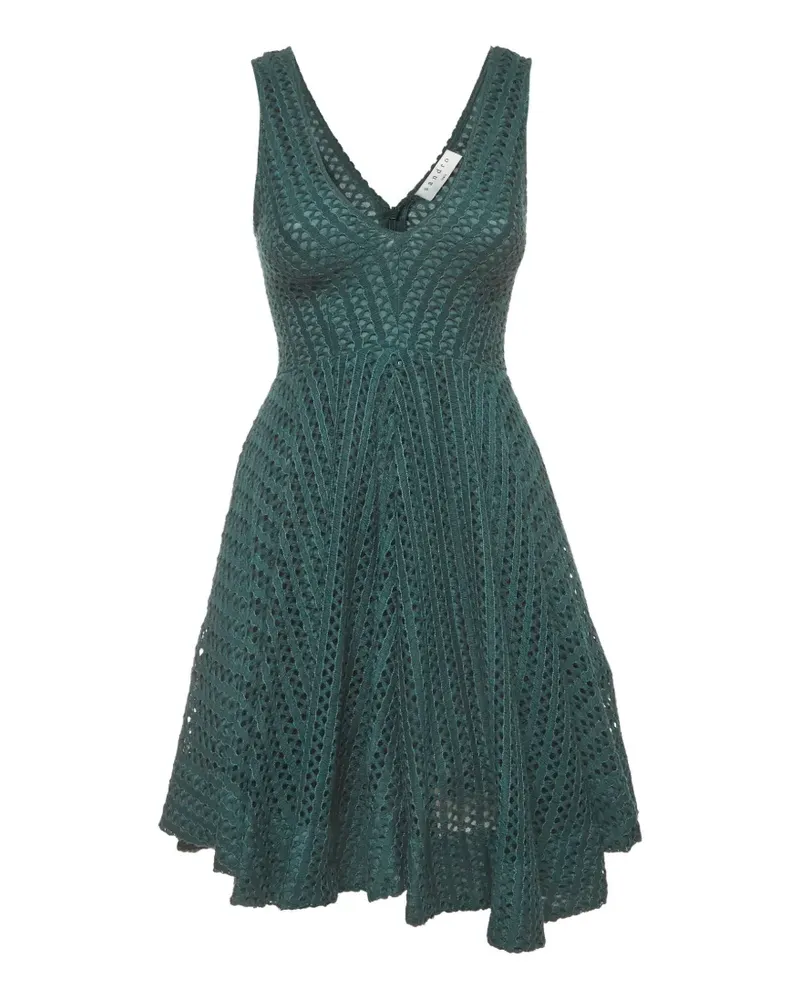 Sandro crochet-knit midi dress - Grün Grün