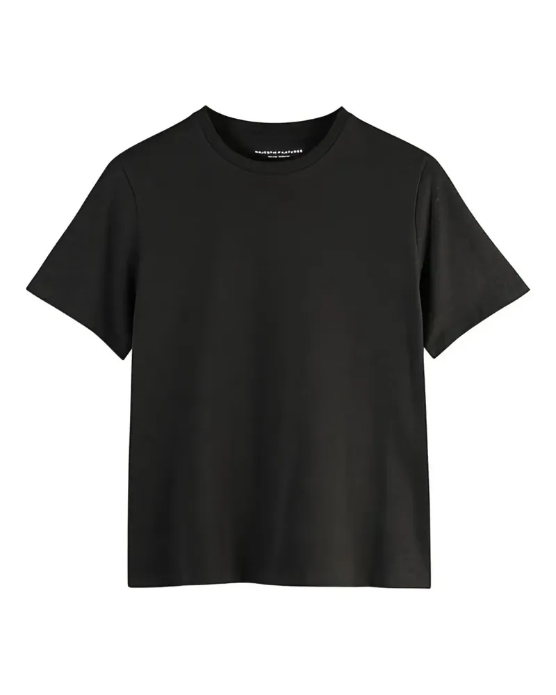 Majestic cotton T-shirt - Schwarz Schwarz