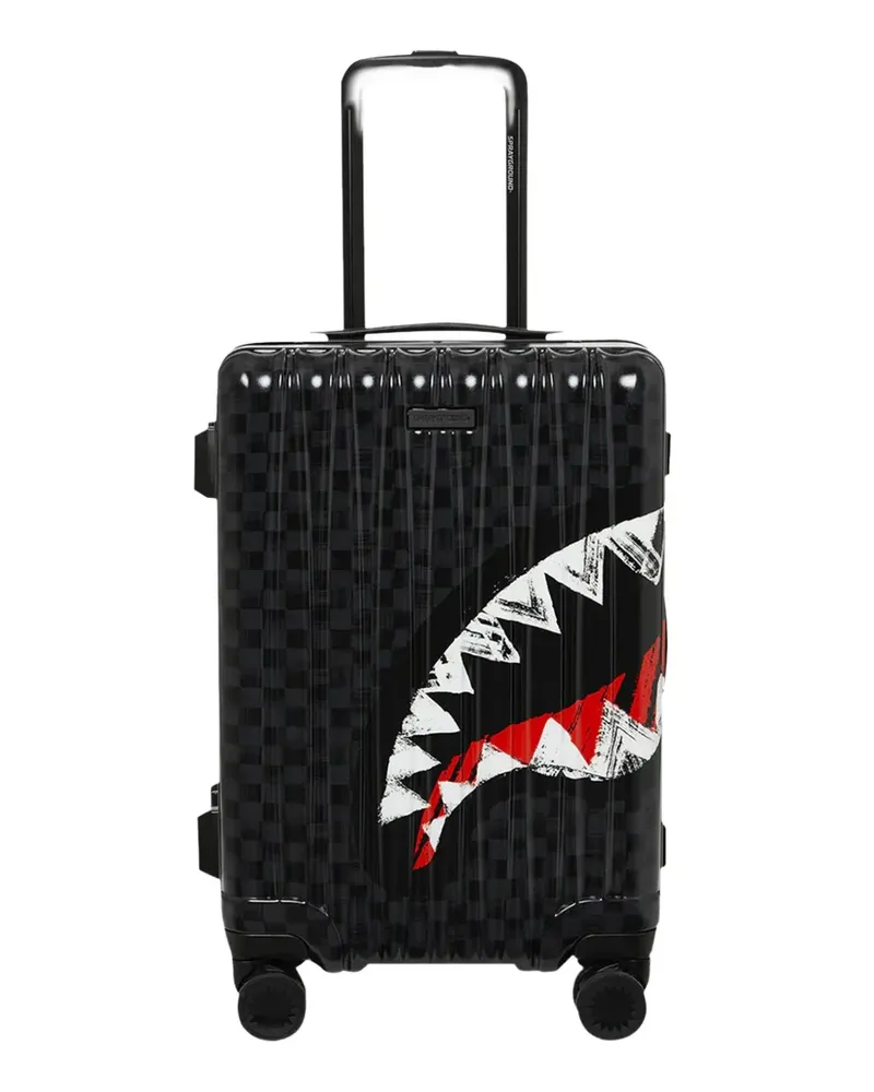 Sprayground sharks paris suitcase - Schwarz Schwarz