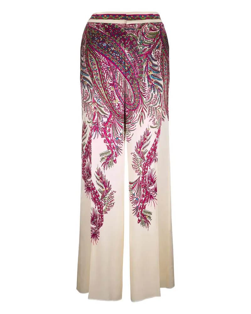 Etro Hose mit Paisley-Print - Nude Nude