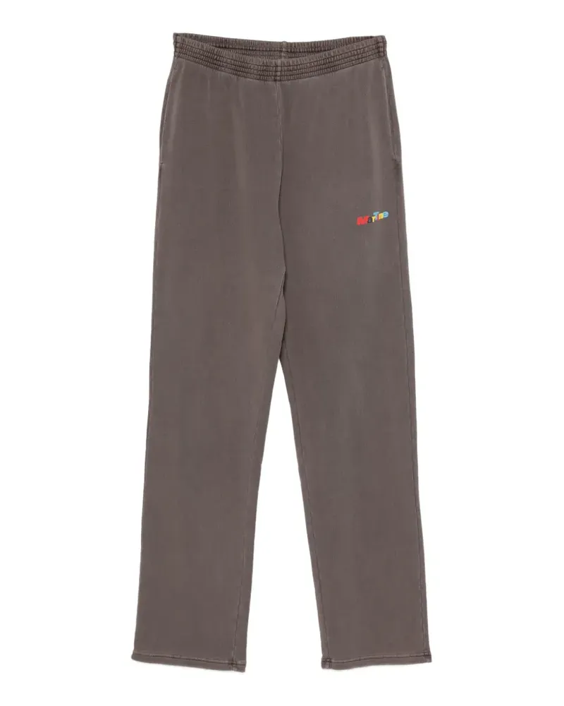 Martine Rose logo-print track pants - Braun Braun