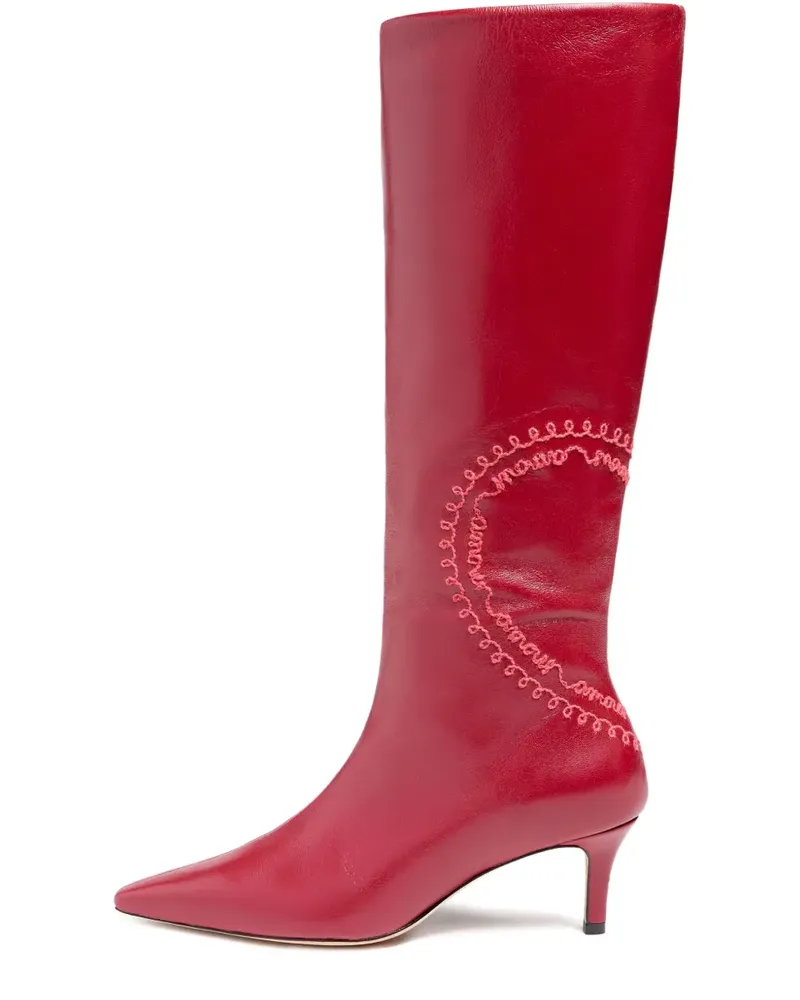 Cinq à Sept 60mm Casey knee-high boots - Rot Rot