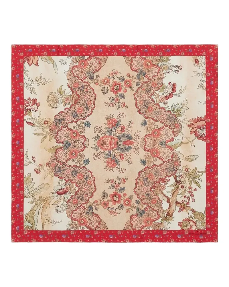 Pierre-Louis Mascia Aloeuw floral-print scarf - Nude Nude