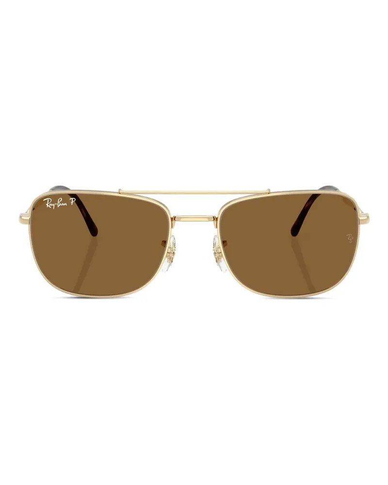 Ray Ban Pilotenbrille mit doppeltem Steg - Gold Gold