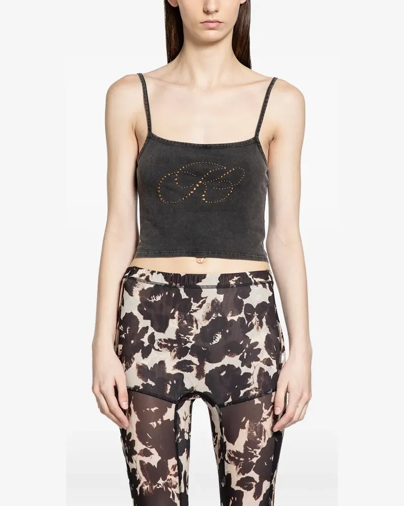 Charlotte Knowles Verziertes Cally Oberteil - Grau Grau