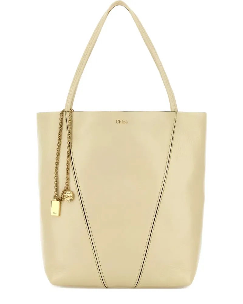 Chloé Tote Bag mit Kettenanhänger - Gelb Gelb