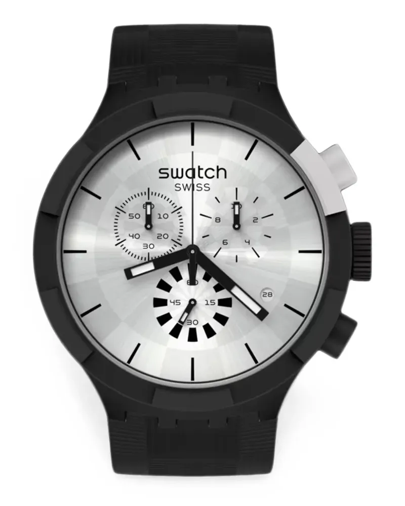 Swatch Chequered 47mm watch - Silber Silber