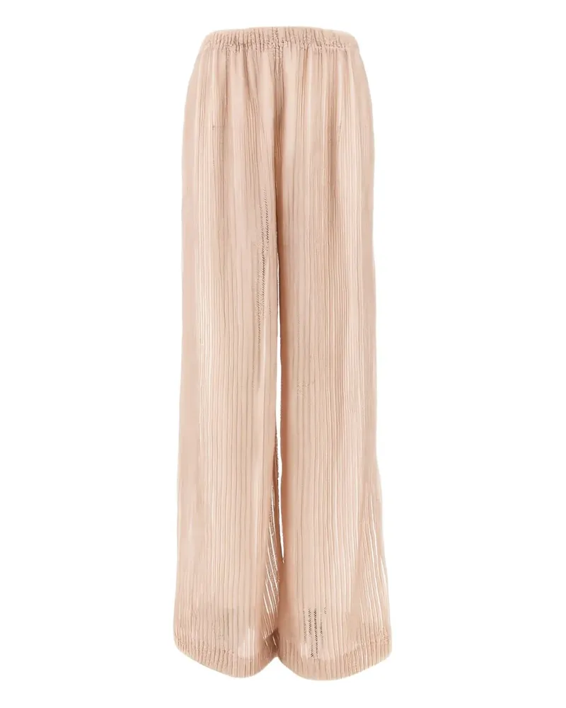 Emporio Armani Lurex-Hose mit weitem Bein - Rosa Rosa