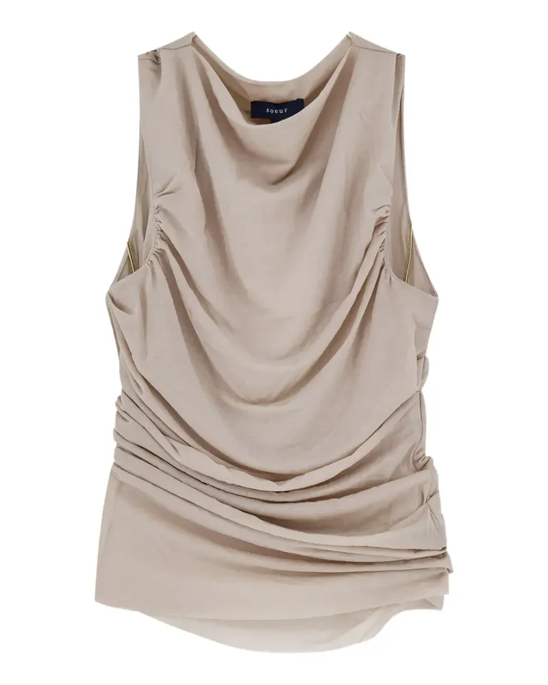 Soeur Drapiertes Irina Oberteil - Nude Nude