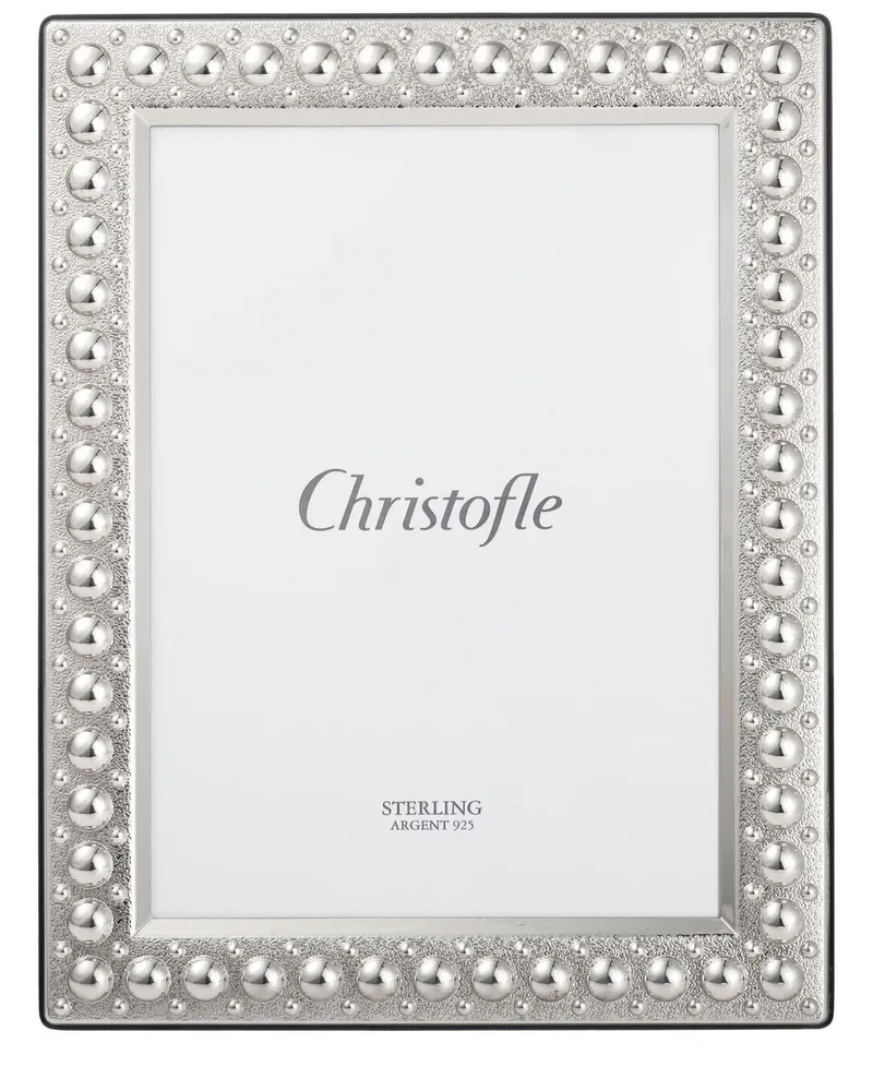 Christofle Perles Bilderrahmen (10cm x 15cm) - Silber Silber