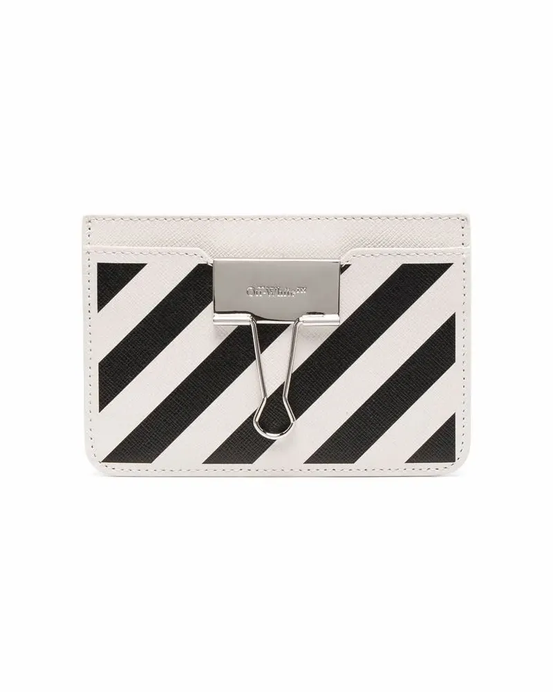 OFF-WHITE Binder Diag Kartenetui - Weiß Weiß