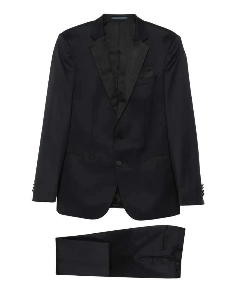 HUGO BOSS Anzug mit steigendem Revers - Blau Blau