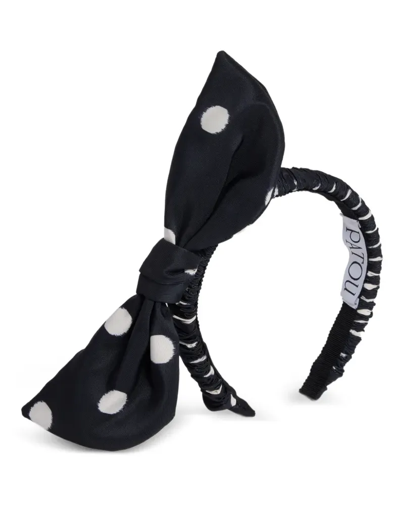 Patou Haarreif mit Polka Dots - Schwarz Schwarz
