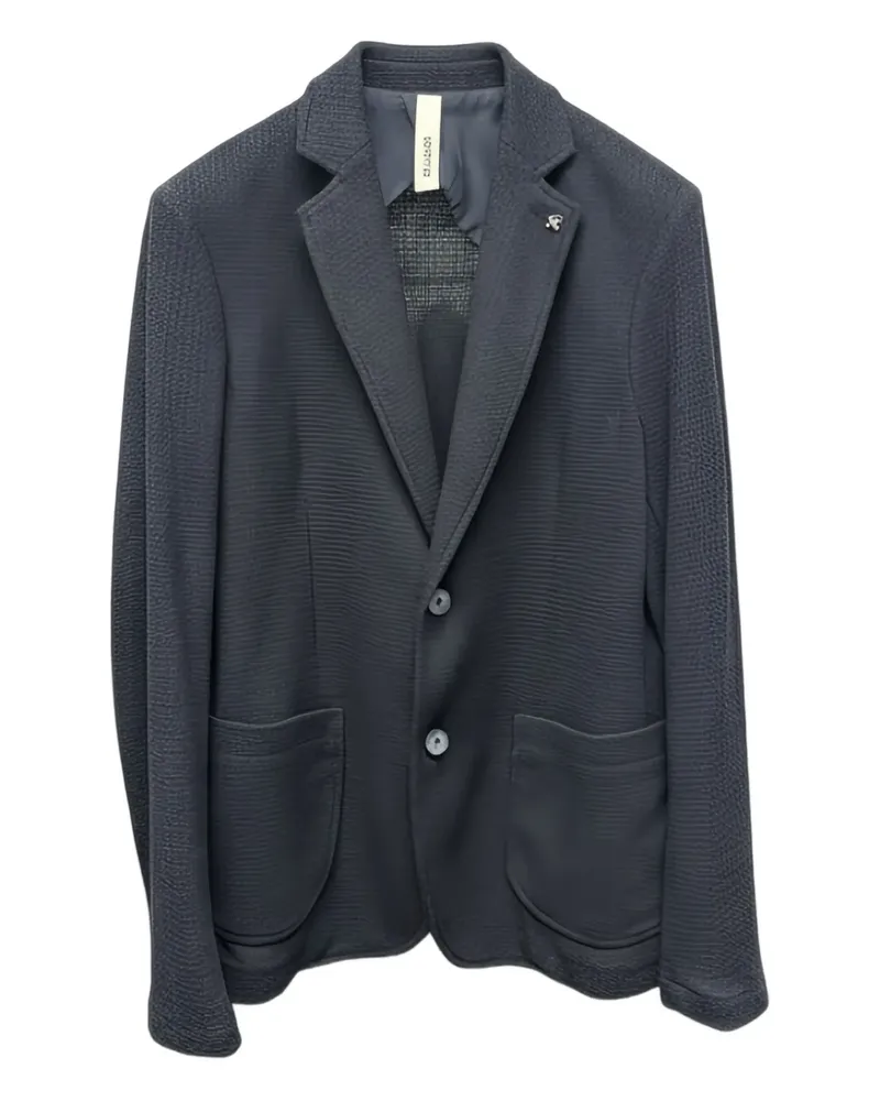 DISTRETTO12 Einreihiges Sakko - Blau Blau