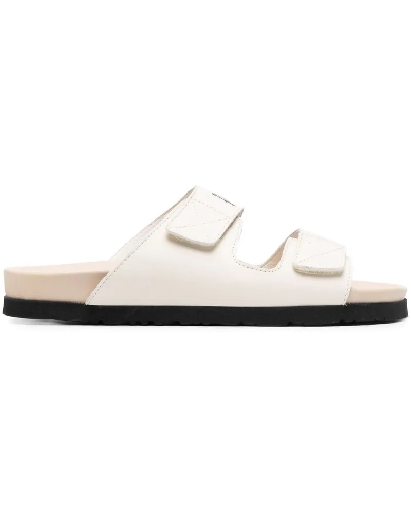 Palm Angels Sandalen mit Logo-Print - Nude Nude