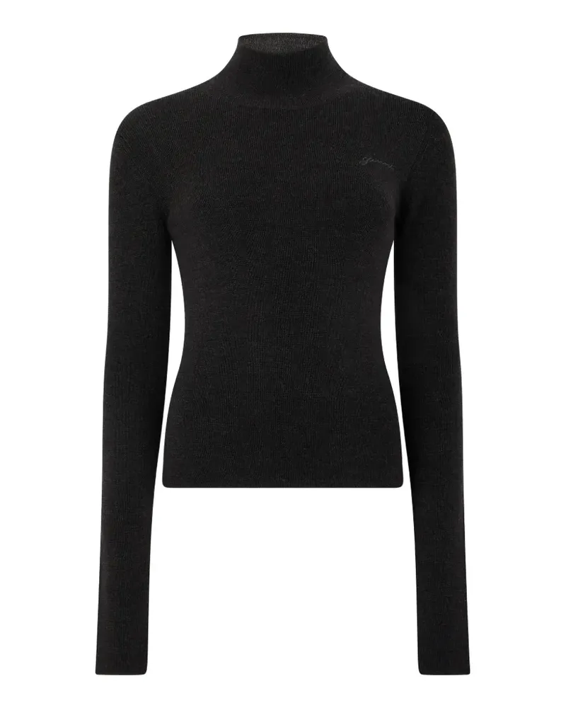 Ganni Gerippter Pullover - Grau Grau