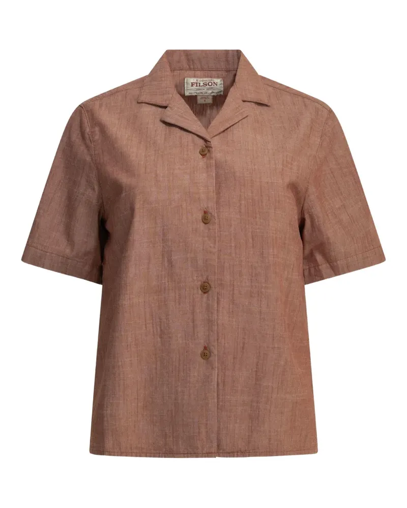 Filson short-sleeve cotton shirt - Rot Rot
