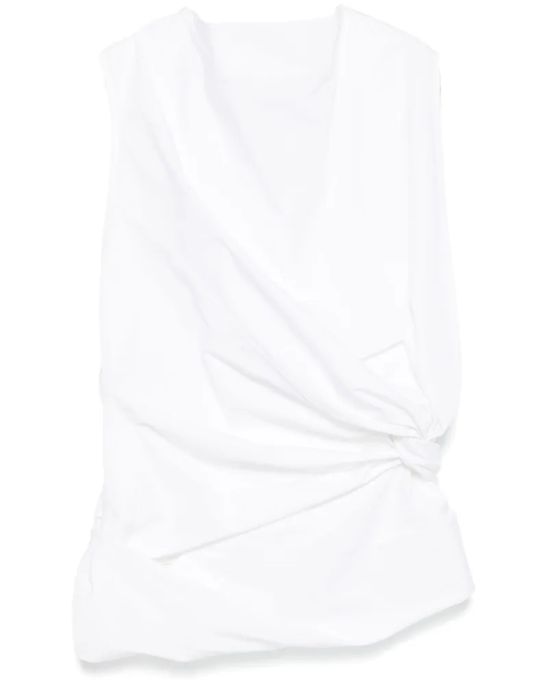 Jil Sander Popeline-Oberteil - Weiß Weiß