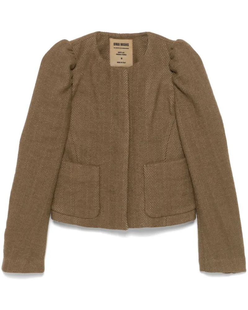 Uma Wang Kuppy Jacke - Braun Braun
