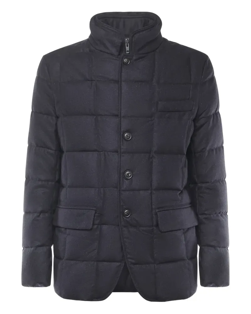 Fay button quilted jacket - Blau Blau