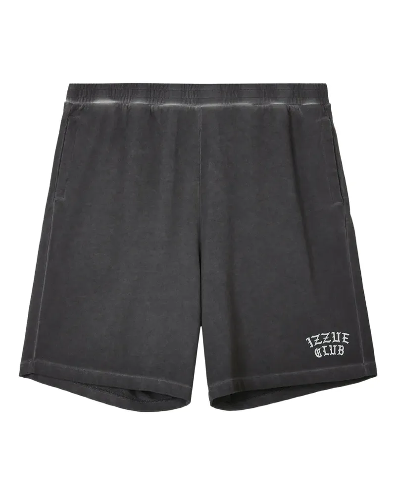 Izzue Shorts mit Logo - Grau Grau