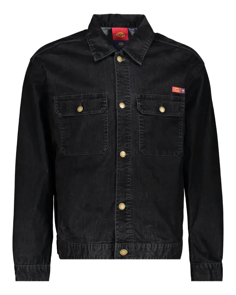 Dickies Jeansjacke mit Klappentasche - Schwarz Schwarz